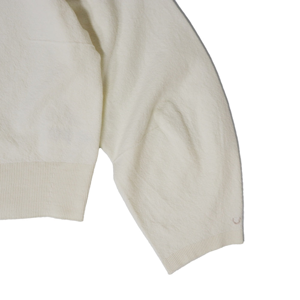 unfil(アンフィル)レディース　ストレッチ オーガニックコットン クルーネック カーディガン "STRETCH ORGANIC COTTON CREW-NECK C/D"【WXSP-UW115】