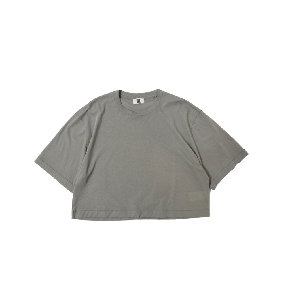 unfil(アンフィル)レディース unfil(アンフィル)レディース　強撚コットン シアージャージー クロップドT "twisted cotton sheer jerse cropped tee"【WXSP-UW122】