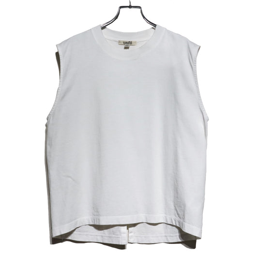 unfil(アンフィル)レディース ドライタッチコットンジャージースリーブレスTシャツ"dry touch cotton jersey sleeveless Tee"【WVSP-UW133】