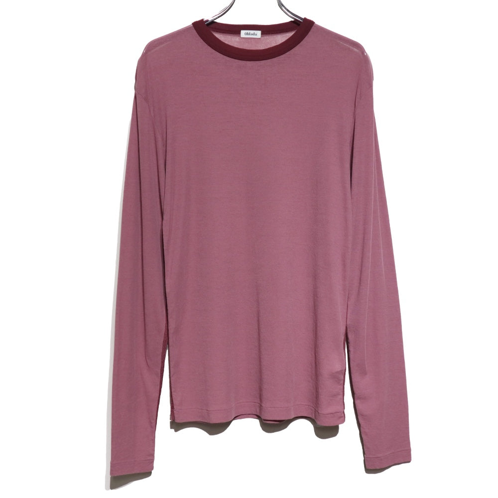 oblada(オブラダ)レディース"SHEER LONG SLEEVE TEE" シアーロングスリーブ 【S2510CU04】