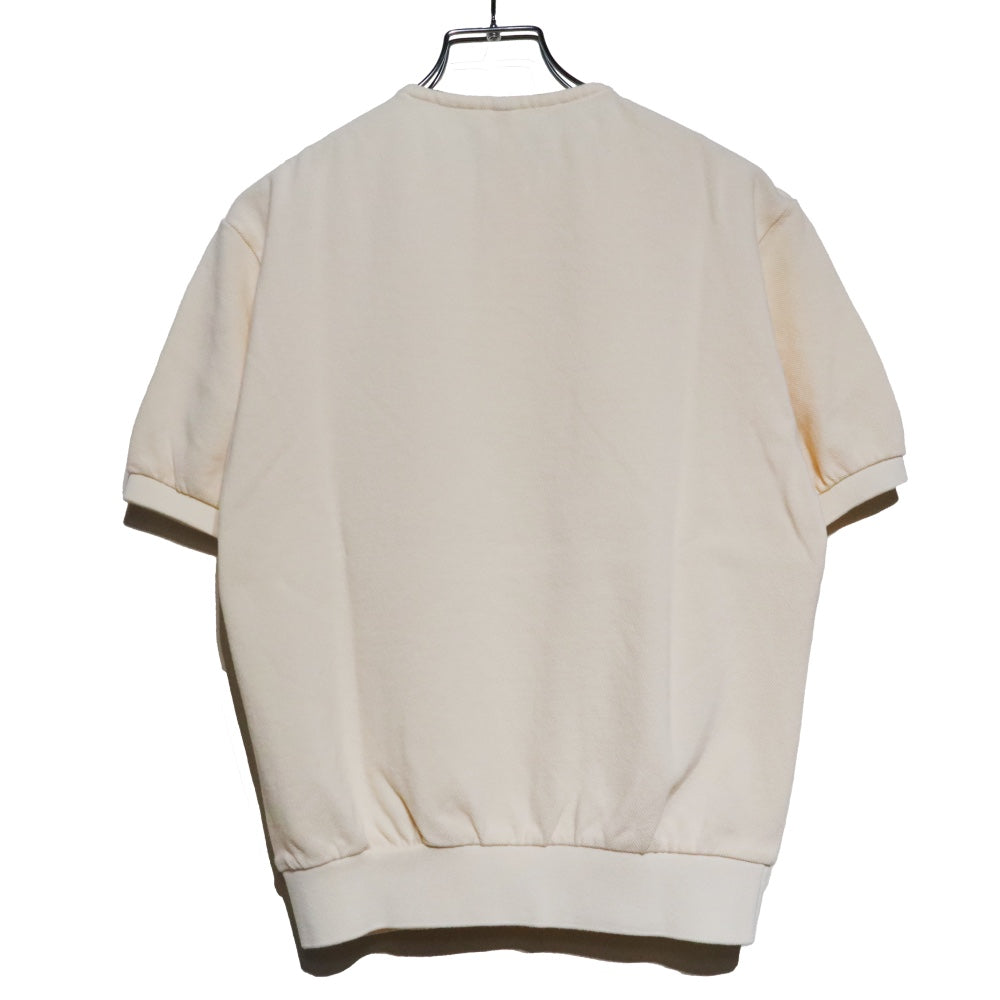 SCYE BASICS コットン ピケ ヘンリーネック シャツ “Cotton Pique Henley Neck Shirt” 【 5225-21718】