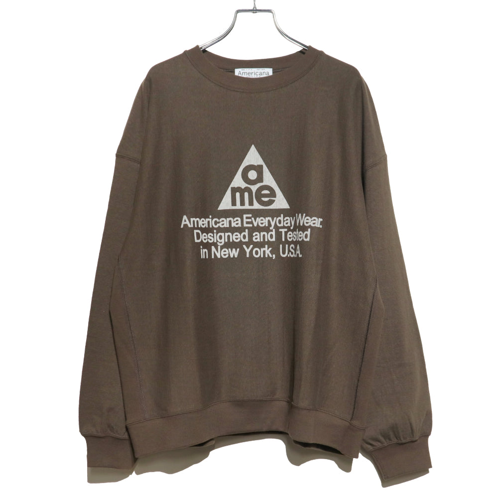 Americana(アメリカーナ)レディース リヴァースウィーブロングスリーブTシャツ【BRF-752A/3】