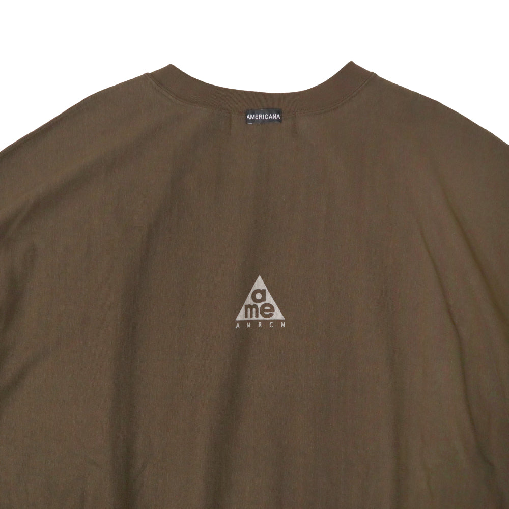 Americana(アメリカーナ)レディース リヴァースウィーブロングスリーブTシャツ【BRF-752A/3】