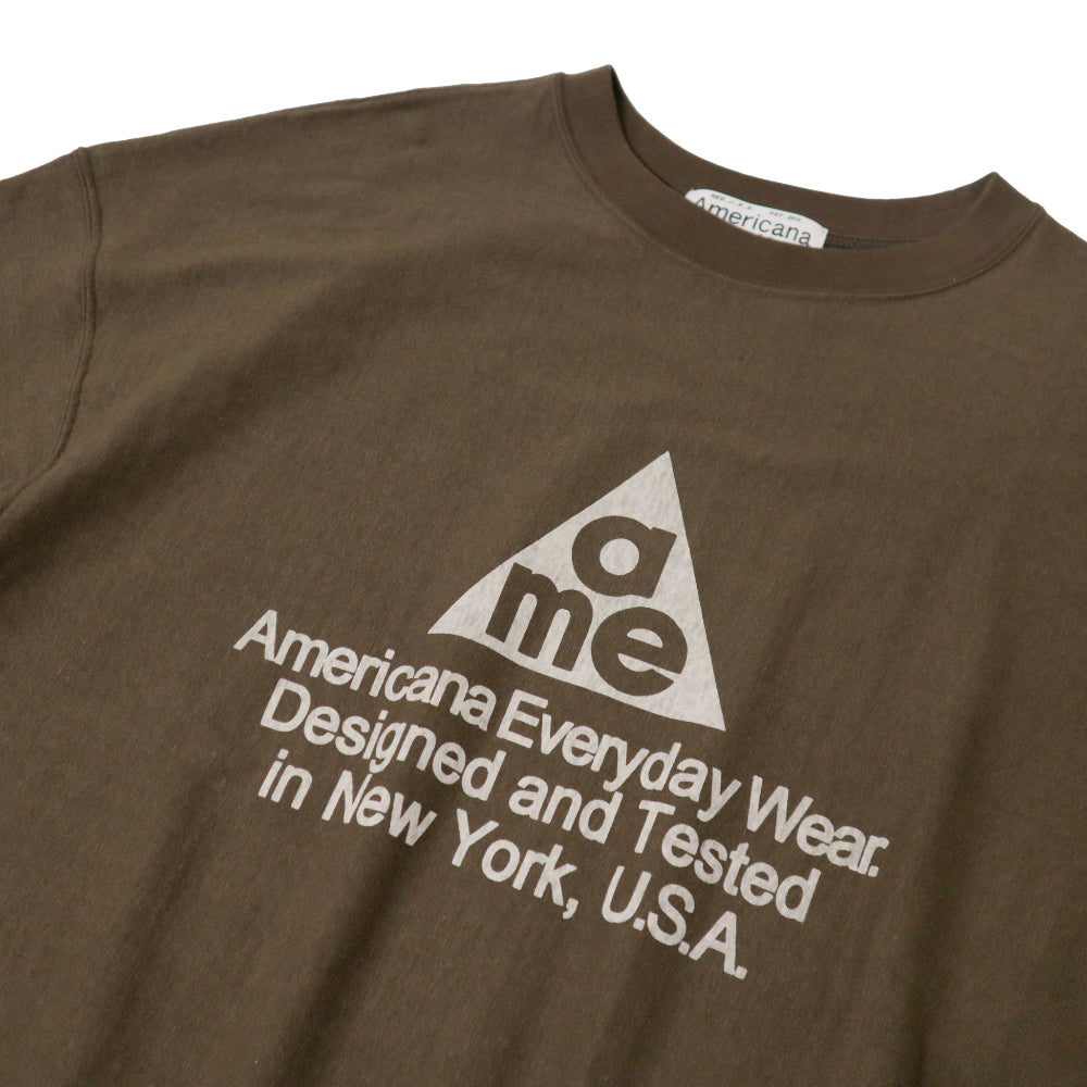 Americana(アメリカーナ)レディース リヴァースウィーブロングスリーブTシャツ【BRF-752A/3】