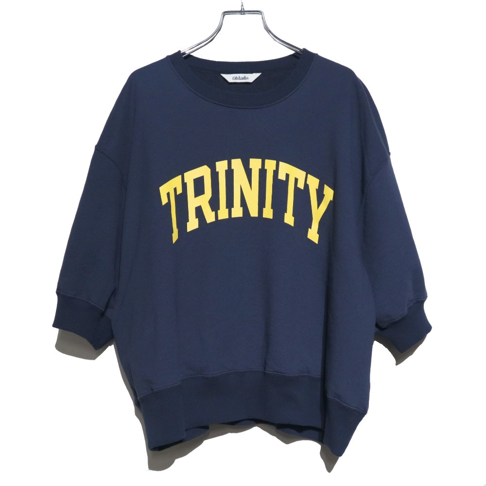 oblada(オブラダ)レディース"HALF SLEEVE SWEAT SHIRT"ハーフ スリーブ スウェット シャツ 【M2510CU10】