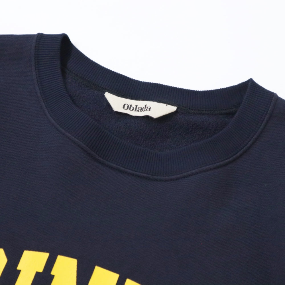 oblada(オブラダ)レディース"HALF SLEEVE SWEAT SHIRT"ハーフ スリーブ スウェット シャツ 【M2510CU10】