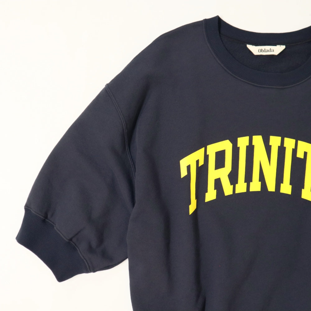 oblada(オブラダ)レディース"HALF SLEEVE SWEAT SHIRT"ハーフ スリーブ スウェット シャツ 【M2510CU10】