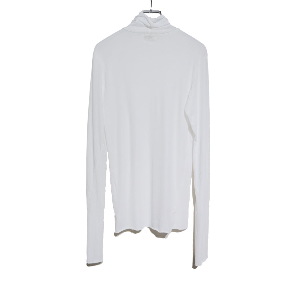 unfil(アンフィル)レディースハイツイストコットンスリーブタートルネックT "HIGH TWIST COTTON SHEER JERSEY TURTLE-NECK TEE"【WVFL-UW104】