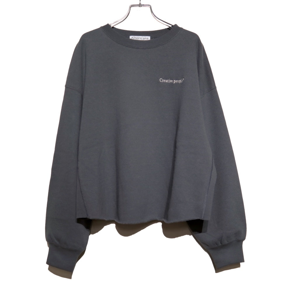 Americana(アメリカーナ)レディース クロップドカットオフスウェット【BRF-736A/1】