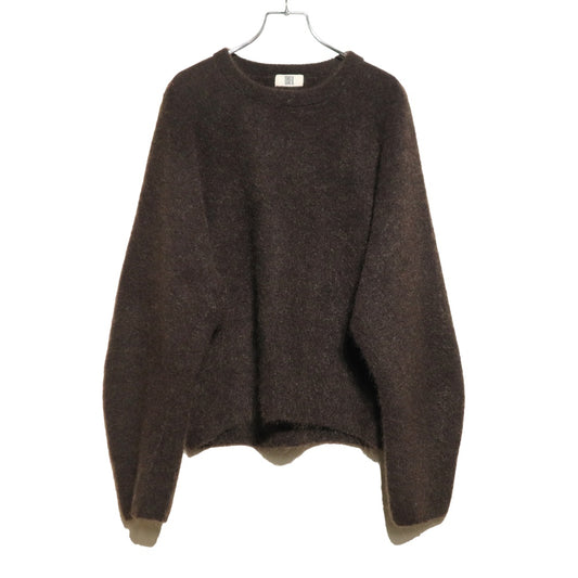 unfil(アンフィル)レディース　ストレッチスーパーキッドモヘアクルーネック　 "STRETCH SUPERKID MOHAIR CREW-NECK P/O"【WVFL-UW114】