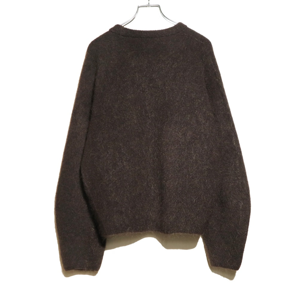 unfil(アンフィル)レディース　ストレッチスーパーキッドモヘアクルーネック　 "STRETCH SUPERKID MOHAIR CREW-NECK P/O"【WVFL-UW114】