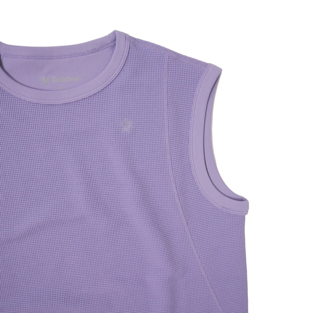 Goldwin(ゴールドウィン)レディース Mesh waffle sleeveless　メッシュワッフルスリーブレス"26SS" 【GLW66150】