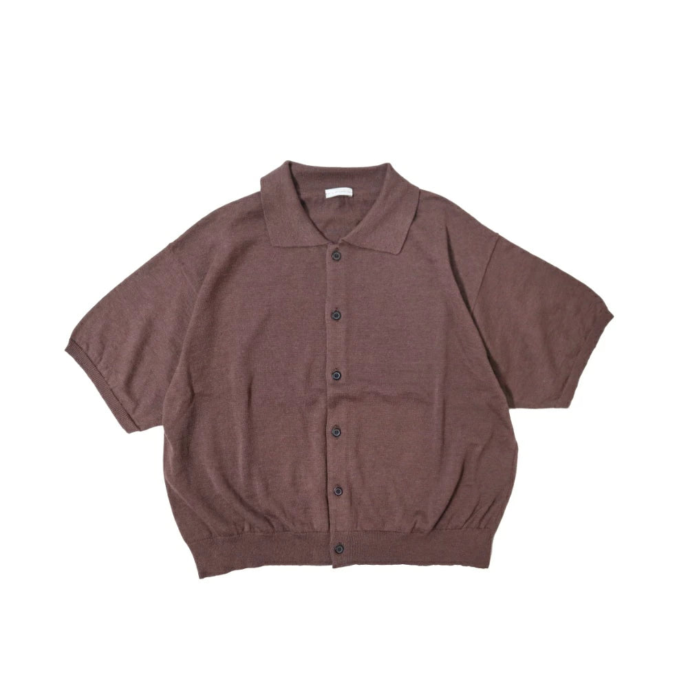STILL BY HAND(スティル バイ ハンド) レディース　Linen/Cotton Half Sleeve Knit Cardigan リネン/コットン ハーフスリーブ ニットカーディガン【KN04262WM】