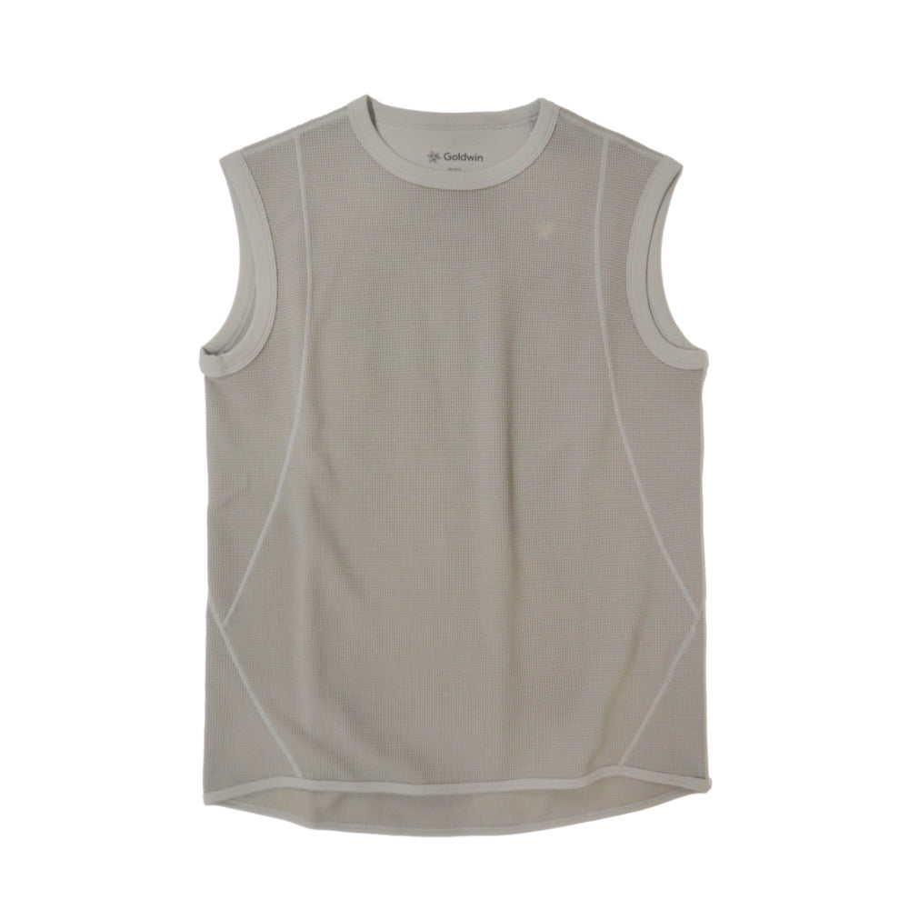 Goldwin(ゴールドウィン)レディース Mesh waffle sleeveless　メッシュワッフルスリーブレス"26SS" 【GLW66150】