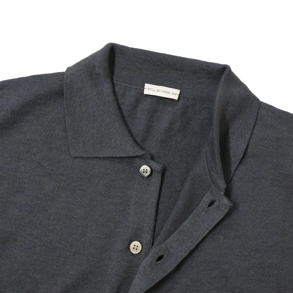 STILL BY HAND(スティル バイ ハンド) レディース　Linen/Cotton Half Sleeve Knit Cardigan リネン/コットン ハーフスリーブ ニットカーディガン【KN04262WM】