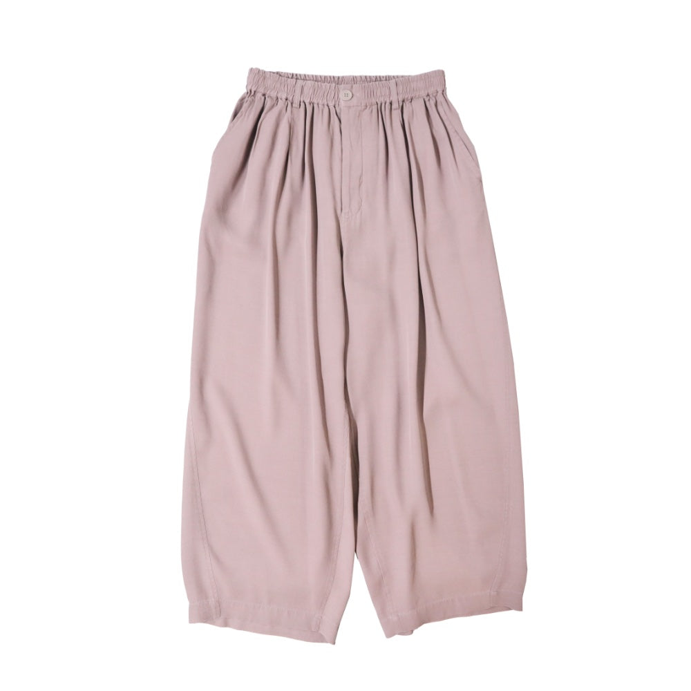 unfil(アンフィル)レーヨンギャバジンピグメントウォッシュビッグイージートラウザーズ　"RAYON GABARDINE PIGMENT WASHED BIG EASY TROUSERS" 【WXSP-UW104】