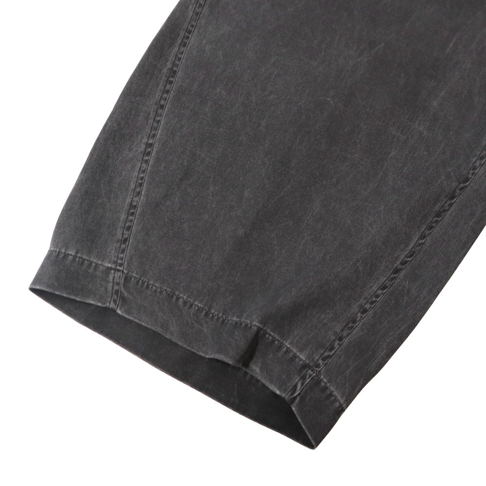 unfil(アンフィル)レーヨンギャバジンピグメントウォッシュビッグイージートラウザーズ　"RAYON GABARDINE PIGMENT WASHED BIG EASY TROUSERS" 【WXSP-UW104】