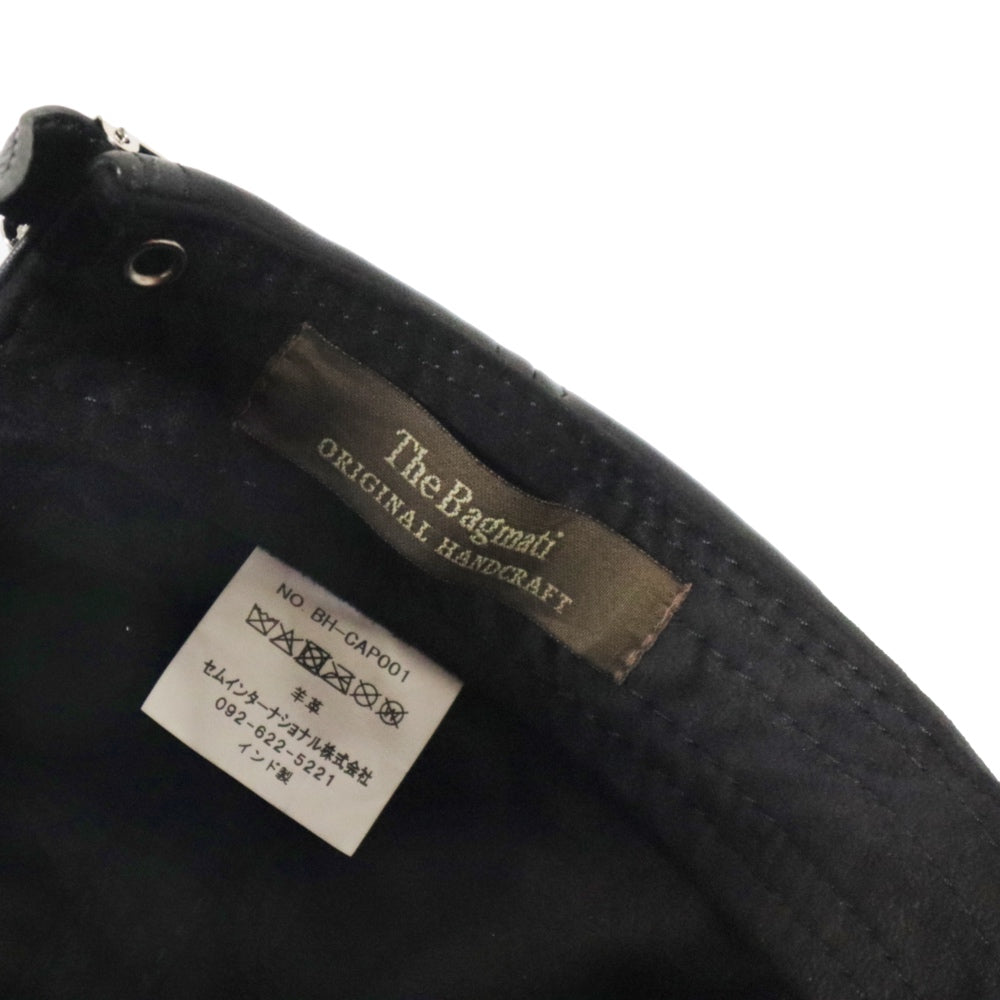 TheBagmati(ザバグマティ)レディース ラムレザーキャップ【BH-CAP001】