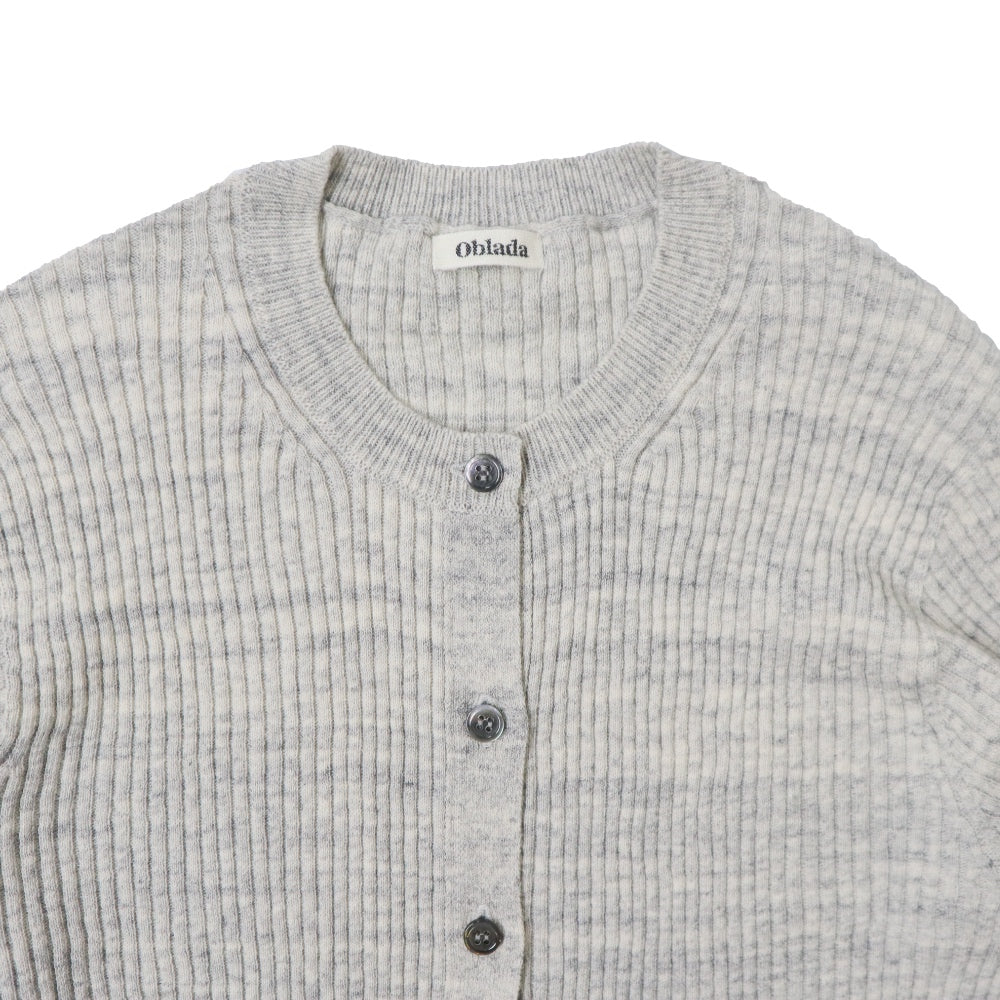 oblada(オブラダ)レディース"RIB CARDIGAN"リブカーディガン【S2610KN03】