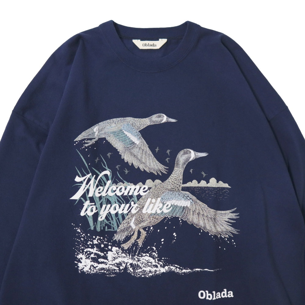 oblada(オブラダ)レディース バード ロング Tシャツ "BIRD LONG TEE"【S2610CU13】