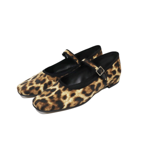 oblada(オブラダ) "MARY JEAN LEOPARD" メリージェーン ストラップパンプス レオパード【S2610IT14】