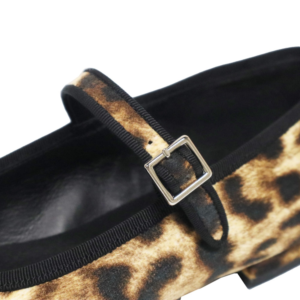 oblada(オブラダ) "MARY JEAN LEOPARD" メリージェーン ストラップパンプス レオパード【S2610IT14】