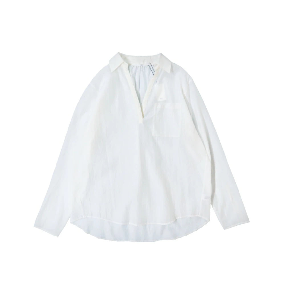 TICCA(ティッカ) レディースコットンシルクスキッパーシャツ【TBFS-112】