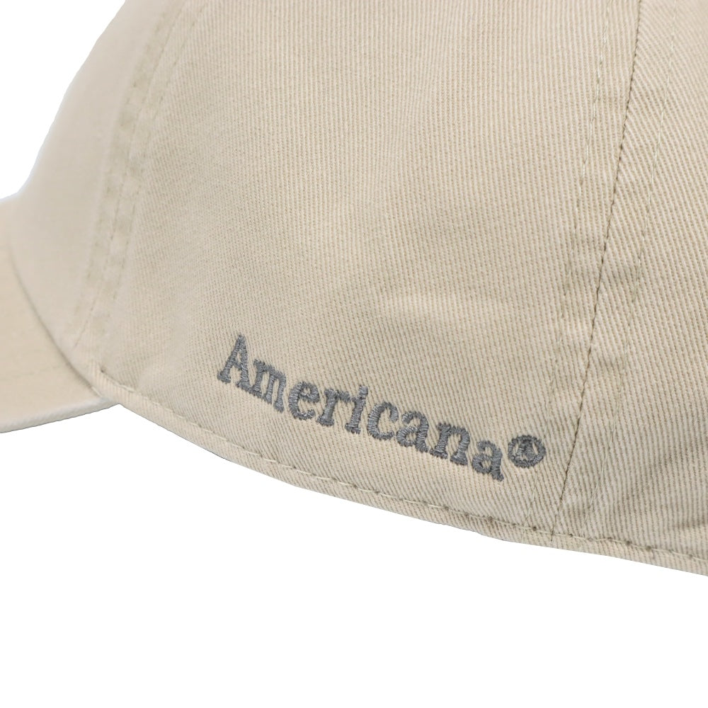 Americana(アメリカーナ)レディース AMERCN 47クリーンナップ ロゴ刺繍キャップ【FC-025】