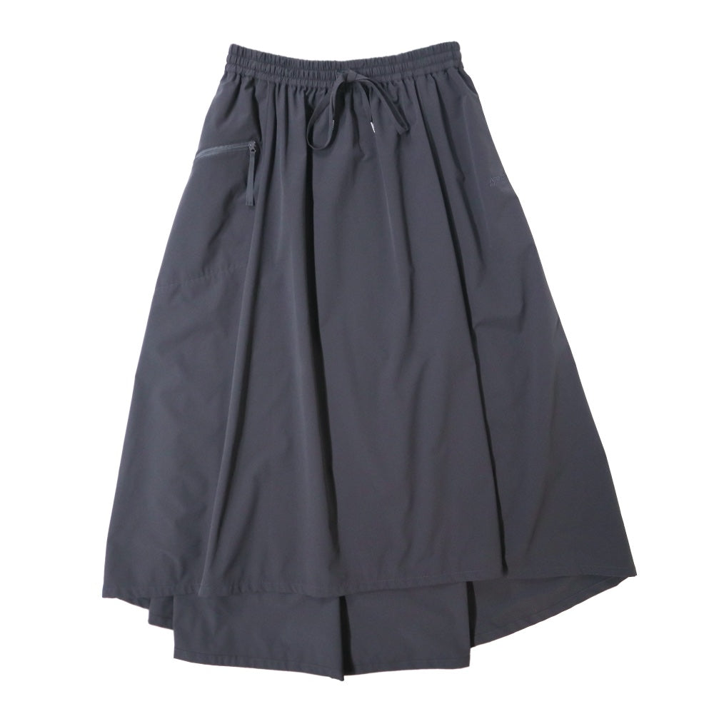 Americana(アメリカーナ)レディース Polyester Taffeta 4Way Strech Waist Gather Skirts  ポリエステル タフタ 4Way ストレッチ ウエスト ギャザー スカート【RFT-S-007】