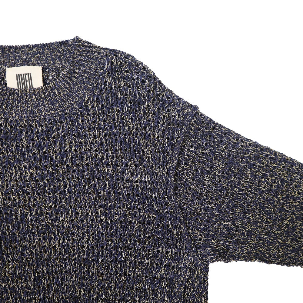 unfil(アンフィル)レディース　ダブルハニカムメッシュニットクルーネックP/O "DOUBLE HONEYCOMB MESH-KNIT CREW-NECK P/O"【WXSP-UW113】