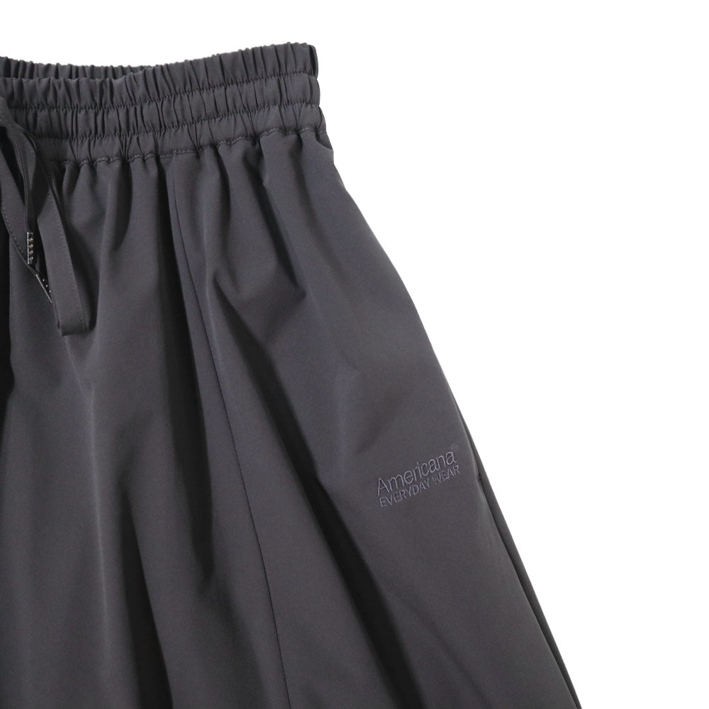 Americana(アメリカーナ)レディース Polyester Taffeta 4Way Strech Waist Gather Skirts  ポリエステル タフタ 4Way ストレッチ ウエスト ギャザー スカート【RFT-S-007】