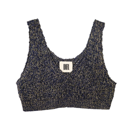 unfil(アンフィル)レディース　ダブルハニカムメッシュニットクロップベスト"DOUBLE HONEYCOMB MESH-KNIT CROPPED VEST "【WXSP-UW114】
