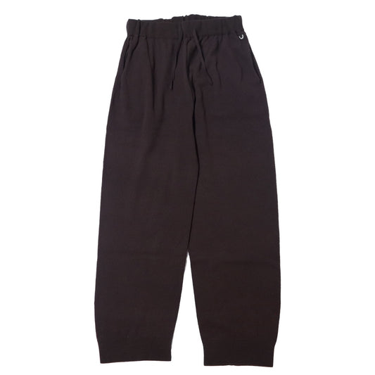 unfil(アンフィル)レディース　ストレッチ オーガニックコットン リラックスニットパンツ "STRETCH ORGANIC COTTON RELAXED-FIT KNIT PANTS"【WXSP-UW117】