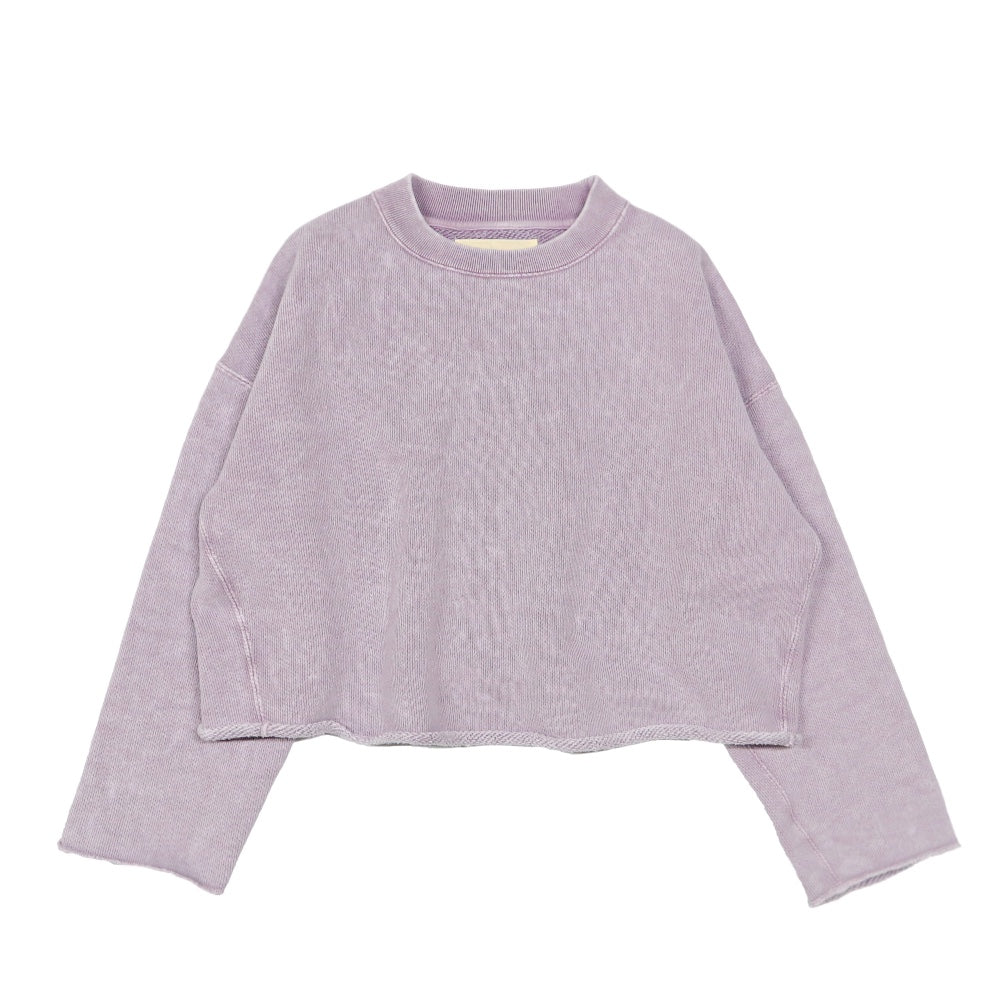 unfil(アンフィル)レディース　ワイドボディスウェットシャツ "chunky terry bleach -out wide body sweatshirt"【WFSP-UW113】