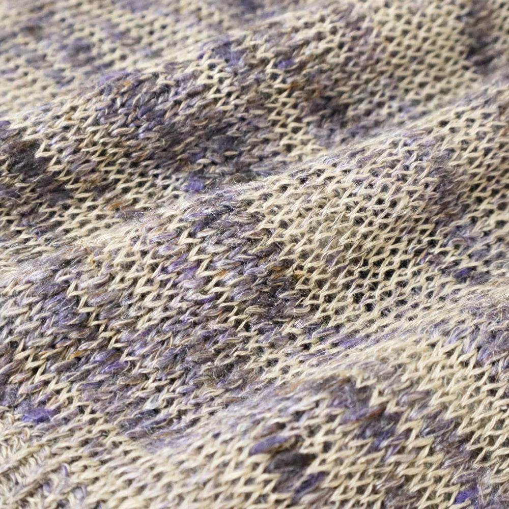 unfil(アンフィル)レディース　リネン＆シルク メランジ スラブヤーン ベスト　"LINEN & SILK MELANGE SLUB YARN VEST"【WXSP-UW102】