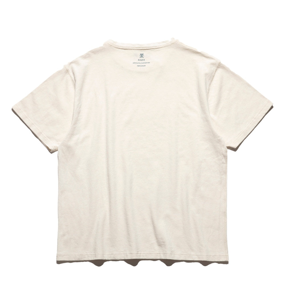 ROARK REVIVAL(ロアーク リバイバル)HEMPCOTTON H/W TEE ヘンプ コットン Tシャツ【RTJH1020-WHT/EGP】