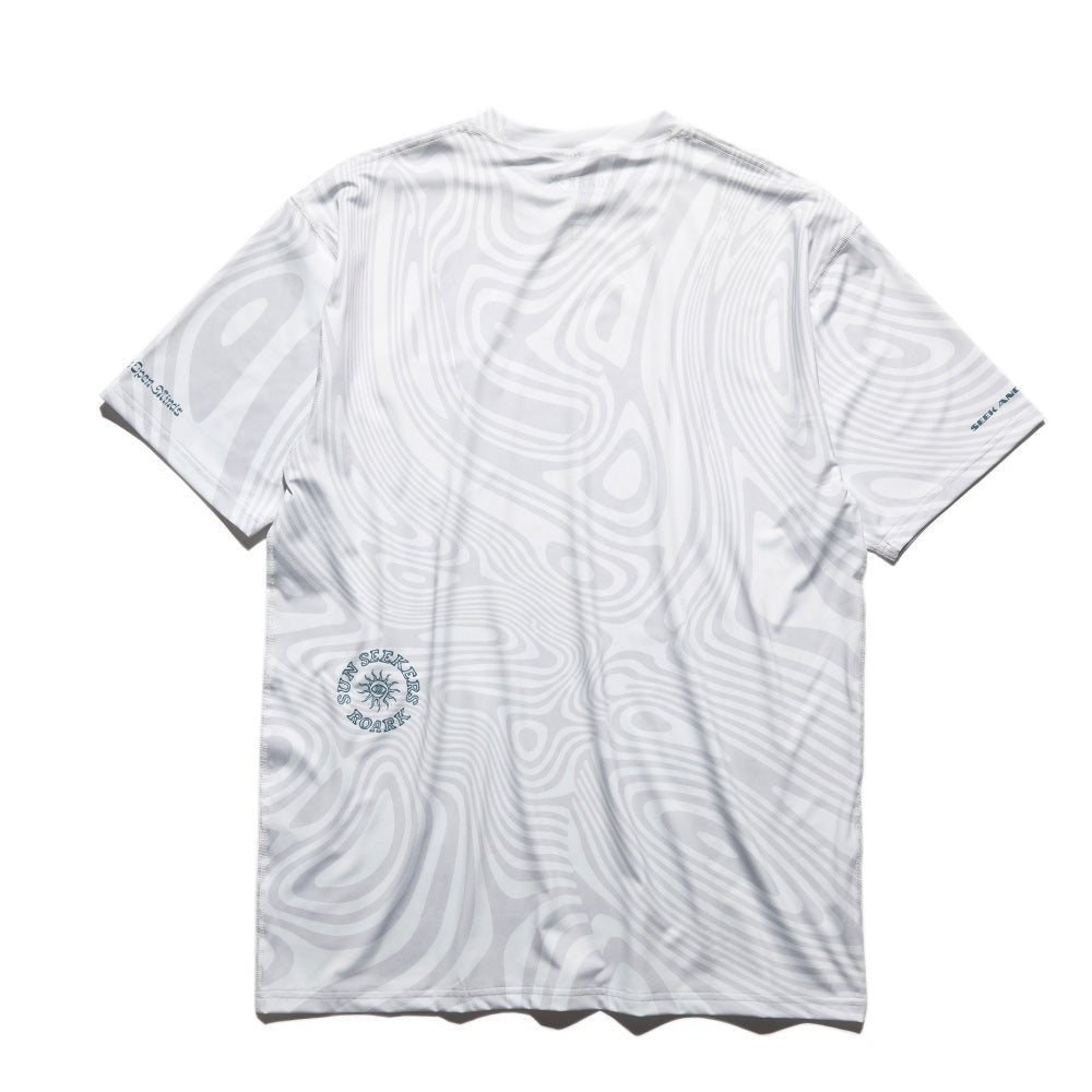 ROARK REVIVAL(ロアーク リバイバル)"SUN SEEKERS" RUSHGUARD TEE ラッシュガード ポケットTシャツ【RGTJ1020-WHT/BLK】