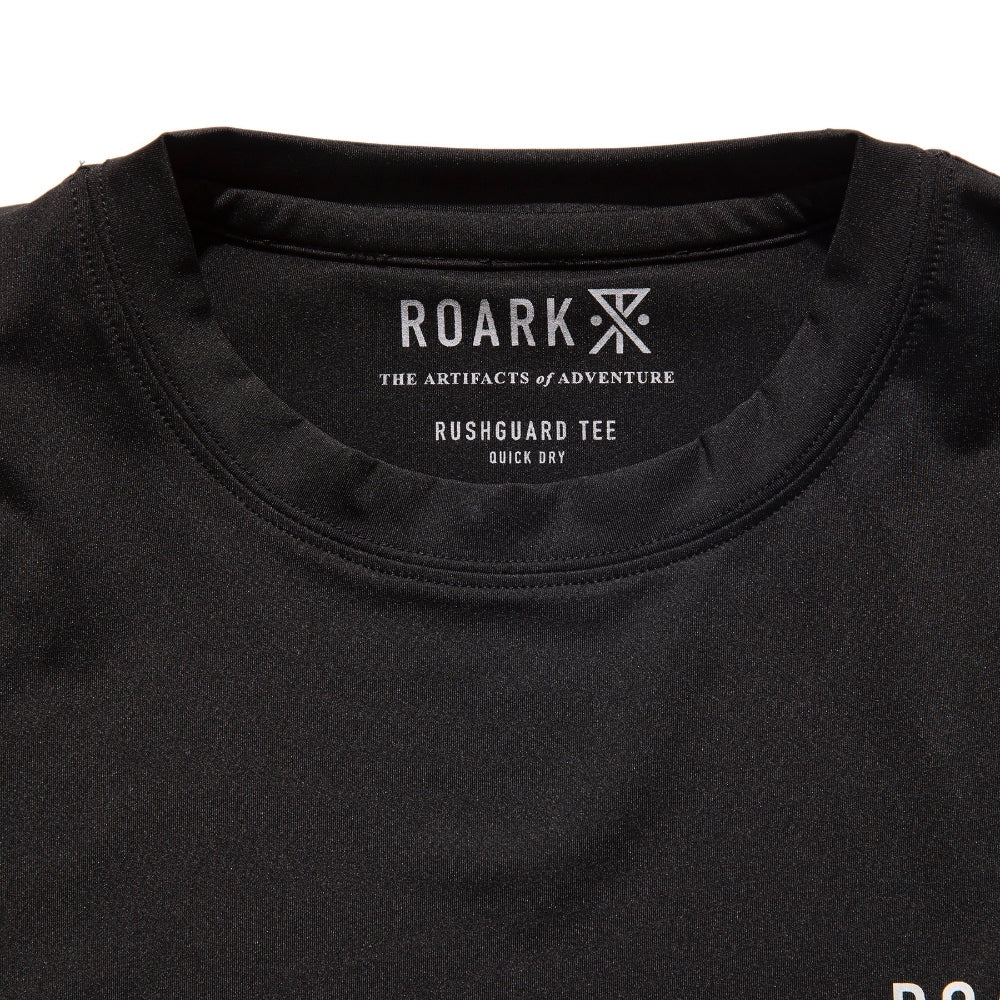 ROARK REVIVAL(ロアーク リバイバル)"SUN SEEKERS" RUSHGUARD TEE ラッシュガード ポケットTシャツ【RGTJ1020-WHT/BLK】