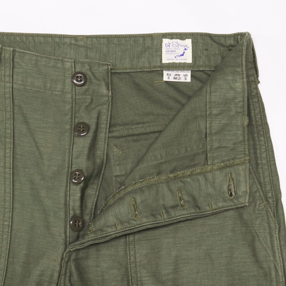 orSlow(オアスロウ)US ARMY FATIGUE PANTS ファティーグパンツ ベイカーパンツ レギュラーフィット【01-5002-16】