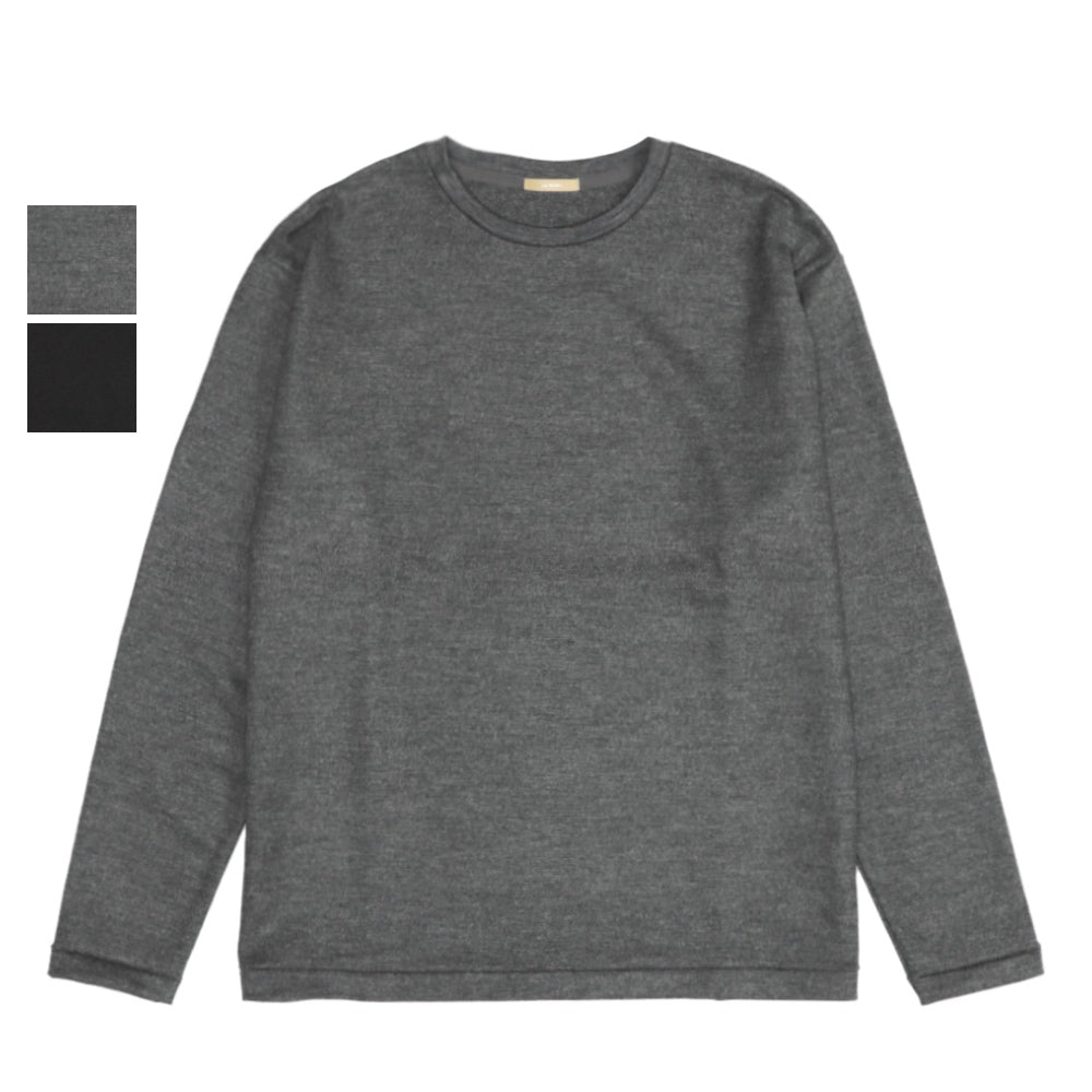 LAMOND(ラモンド)Luminary Mild Wool Wide L/S Tee ウォッシャブル ウール ロングスリーブT【LM-C-187-WL】