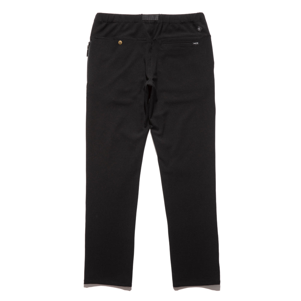 ROARK REVIVAL(ロアーク リバイバル)NEW TRAVEL PANTS WOOLY ST - NARROW FIT "BLACK" ウールライク トラベルパンツ【RPJ970-BLK】