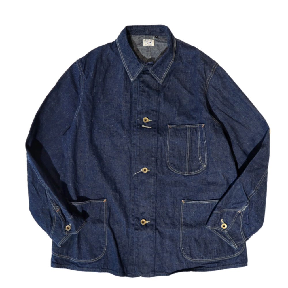 orSlow(オアスロウ)MENS 40's DENIM COVERALL One Wash デニム カバーオール ワンウォッシュ【01-6150-81】