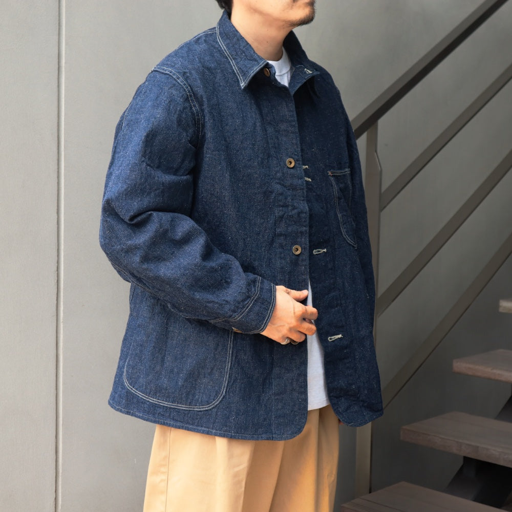 orSlow(オアスロウ)MENS 40's DENIM COVERALL One Wash デニム カバーオール ワンウォッシュ【01-6150-81】