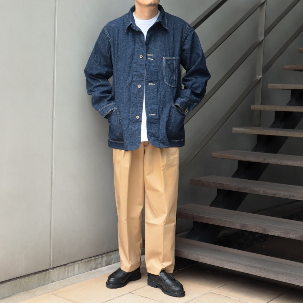 orSlow(オアスロウ)MENS 40's DENIM COVERALL One Wash デニム カバーオール ワンウォッシュ【01-6150-81】