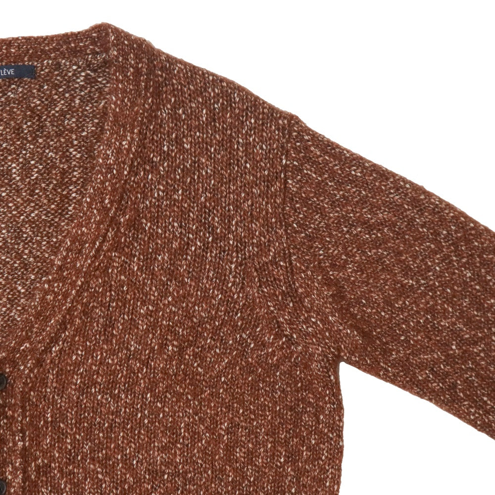 YLÈVE(イレーヴ) HEATHERED MOHAIR KNIT CARDIGAN【1706264070】