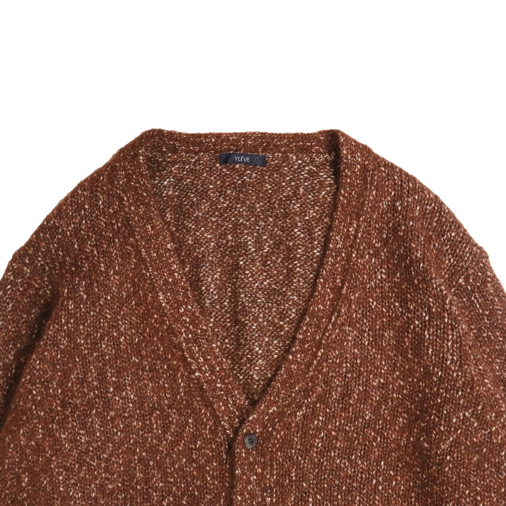 YLÈVE(イレーヴ) HEATHERED MOHAIR KNIT CARDIGAN【1706264070】