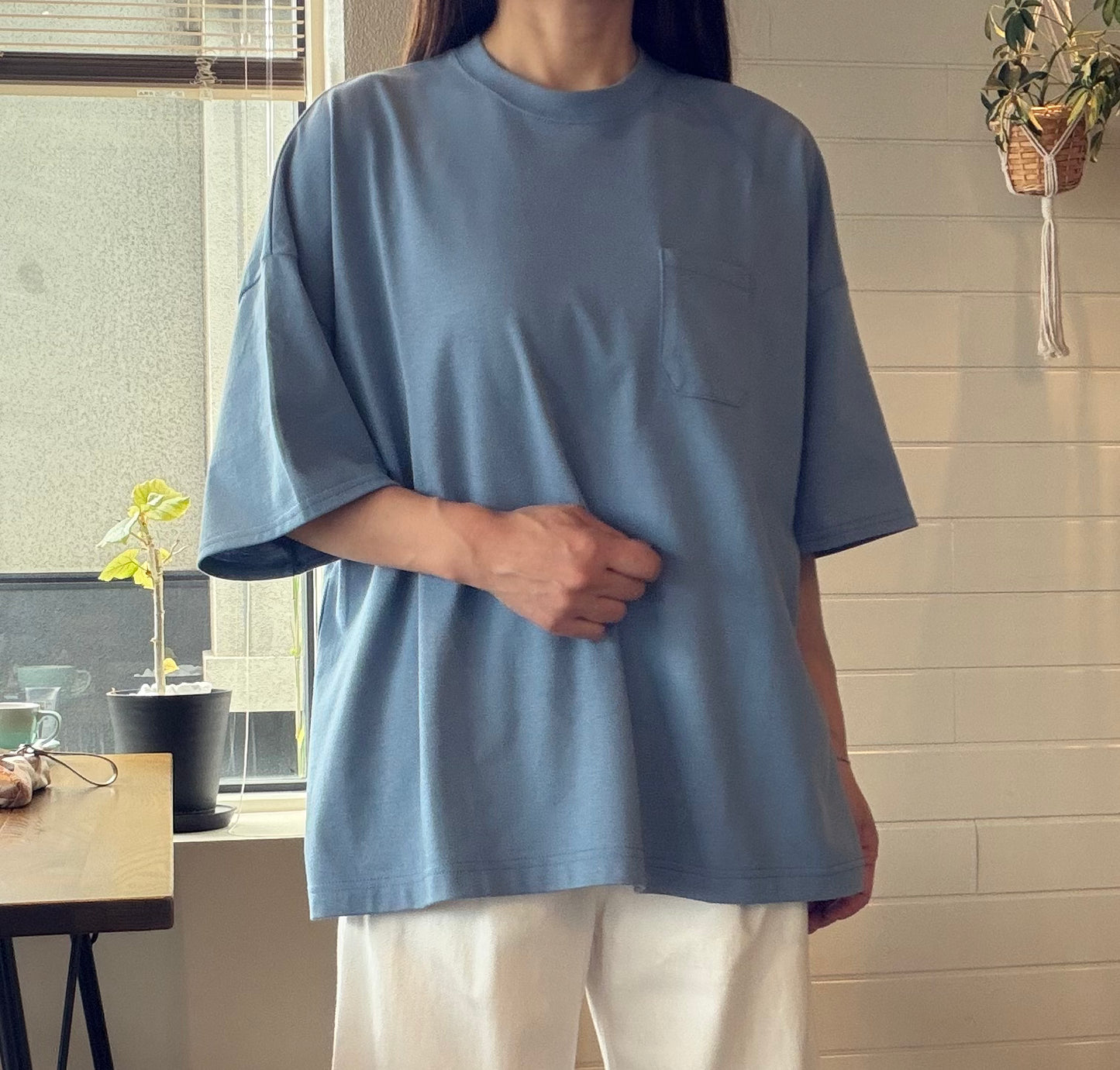 comm.arch. (コムアーチ) レディース"Tumbled Bio Wide S/S Tee" タンブル バイオワイド S/S Tシャツ