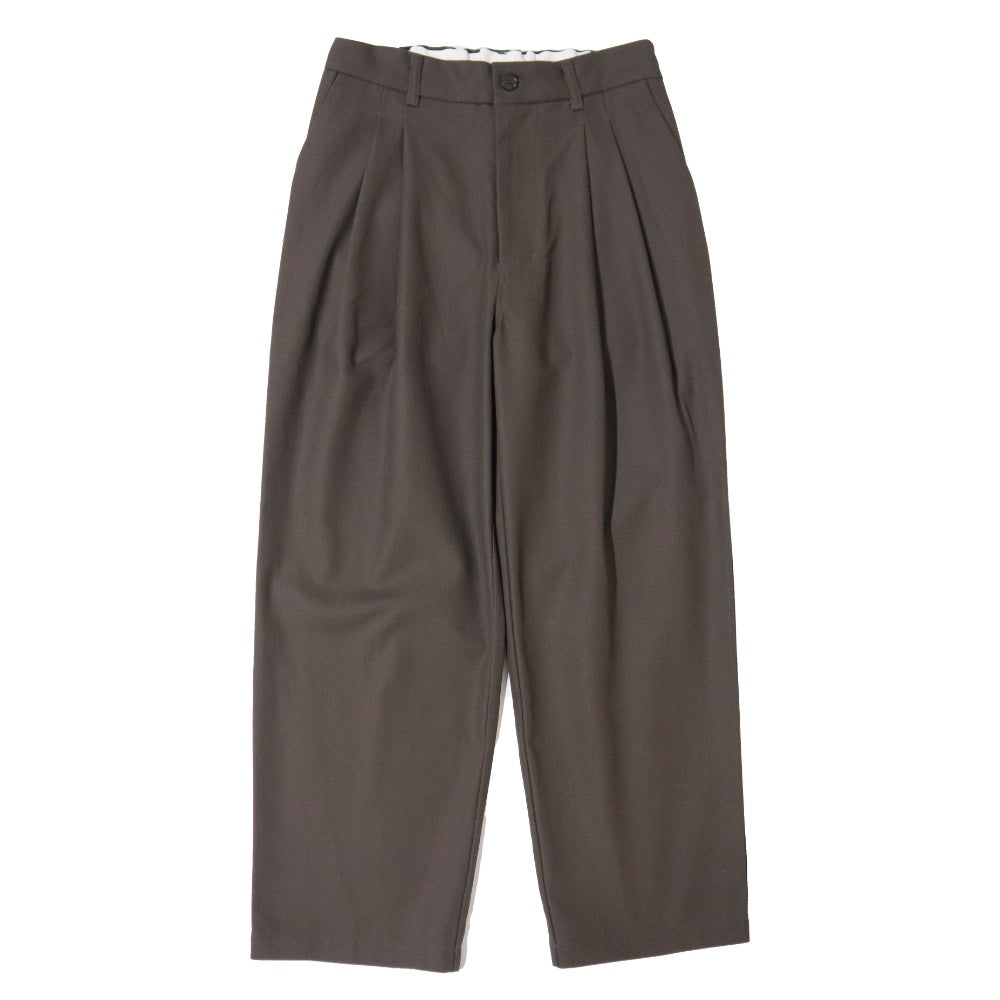 STILL BY HAND(スティル バイ ハンド)Deep Tuck Pressed Pants 2タック ツイル イージー テーパードパンツ【PT05263】