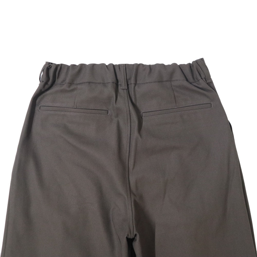 STILL BY HAND(スティル バイ ハンド)Deep Tuck Pressed Pants 2タック ツイル イージー テーパードパンツ【PT05263】