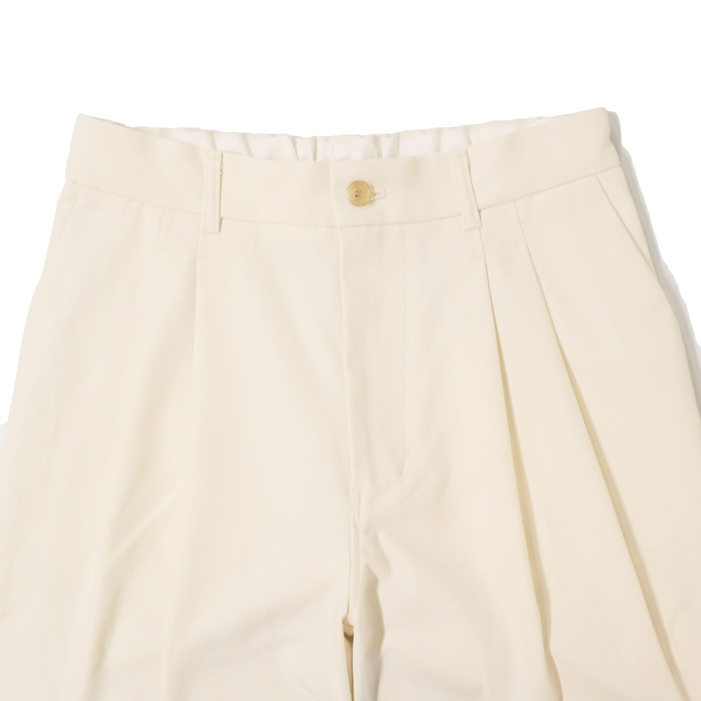 STILL BY HAND(スティル バイ ハンド)Deep Tuck Pressed Pants 2タック ツイル イージー テーパードパンツ【PT05263】